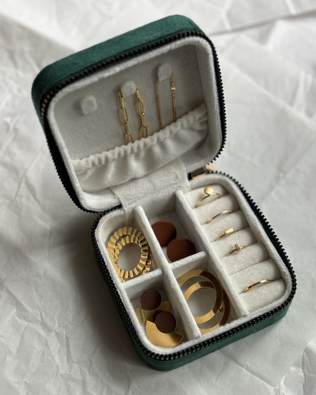 Travel size juwelendoosjes (10x10x5 cm)