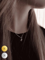 CAPSULE LETTER COLLECTION - Fijne ketting & Letter (Zilver of Verguld)