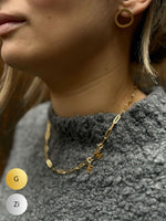 CAPSULE LETTER COLLECTION - Andere Schakelkettingen / Combi met losse lettertjes (Zilver of Verguld)