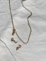 CAPSULE LETTER COLLECTION - Gourmetketting & Letter (Zilver of Verguld)