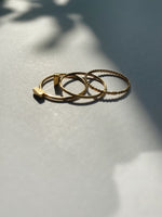 SS'23 - Ringset DOT.BARS / 3-delige set (Zilver of Verguld)