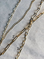 CAPSULE LETTER COLLECTION - ARMBAND _ Type Schakelkettingen / Combi met losse lettertjes (Zilver of Verguld)