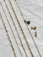 CAPSULE LETTER COLLECTION - Andere Schakelkettingen / Combi met losse lettertjes (Zilver of Verguld)