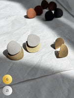 SS26 - Modulaire Set - MESA  Set/UniColor+Color (=2paar stekers) (Zilver of Verguld)