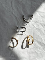 SS26 - Double Creoles  (Zilver of Verguld)