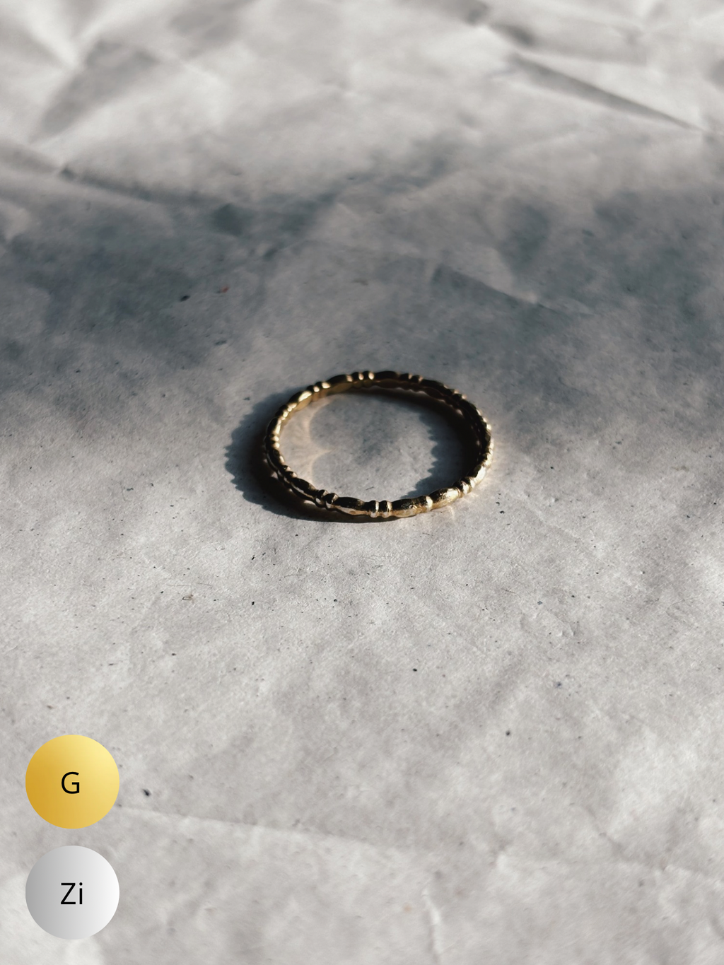FW25 - Double.DOT ring (Zilver of Verguld) (Pre-Order)