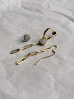 SS24 - (PRE-ORDER / eind febr) Modulaire Creoles / BOX N°2 (Asymmetrisch paar) - Verguld