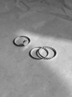 SS24 - DOT, TWIST & ROUND ringenset / 3-delige set  (Zilver of Verguld)