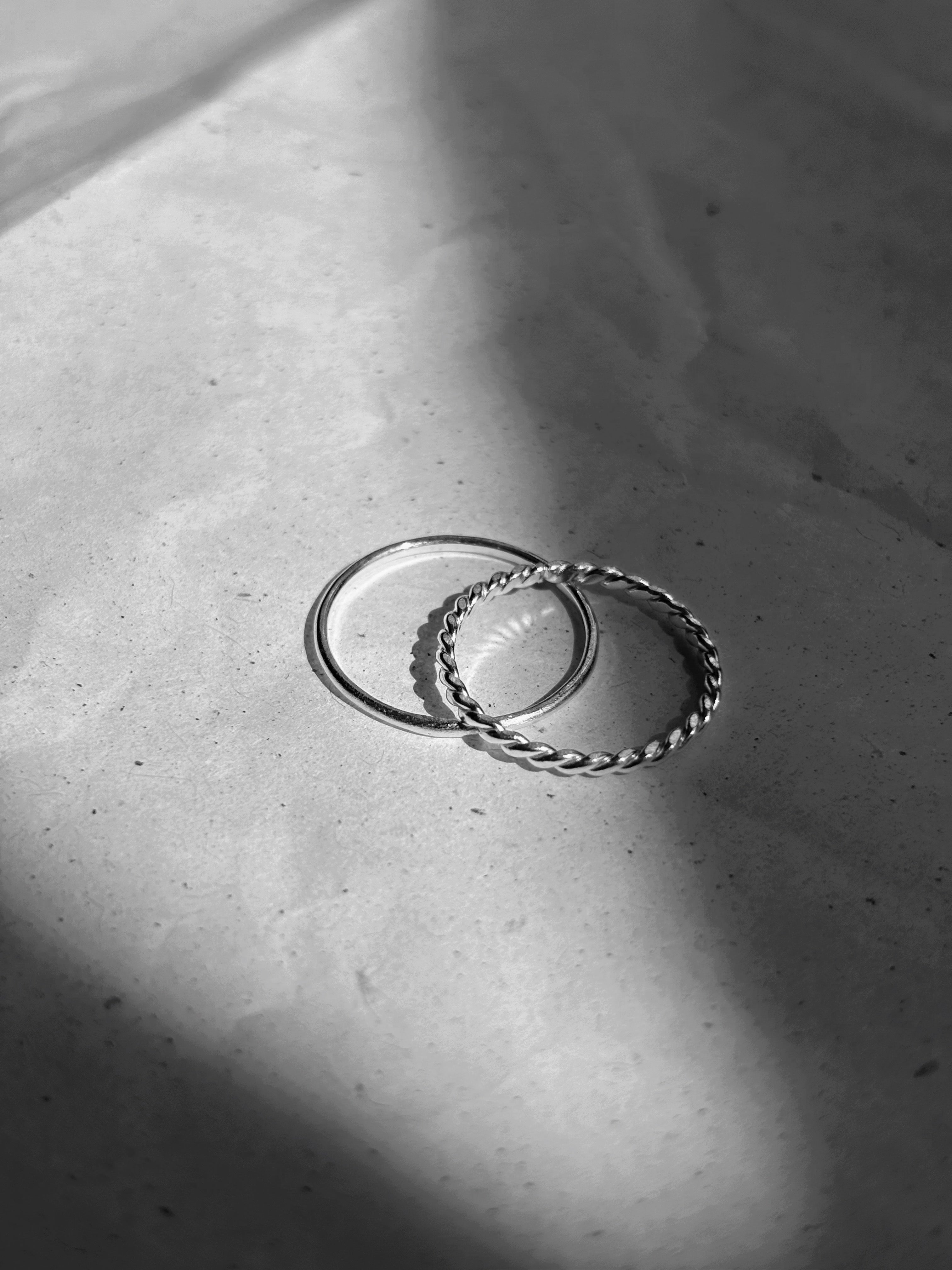 SS24 - DOT, TWIST & ROUND ringenset / 3-delige set  (Zilver of Verguld)
