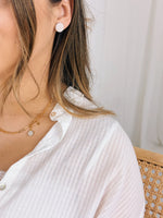 SS24 - Chunky Paperclip halsketting - Verguld (optie hangertjes)