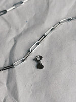 SS24 - Chunky Paperclip armband - Zilver (optie hangertje)