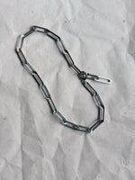 SS24 - Chunky Paperclip armband - Zilver (optie hangertje)