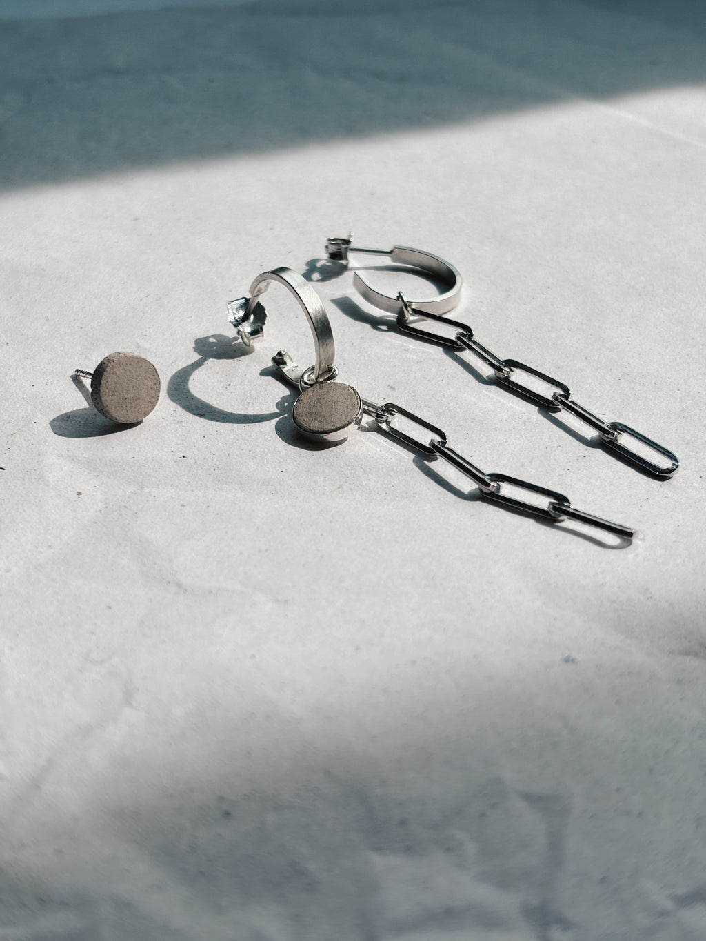 SS24 - Modulaire Creoles / BOX N°3 (1paar modulaire creoles + stekertje) - Zilver