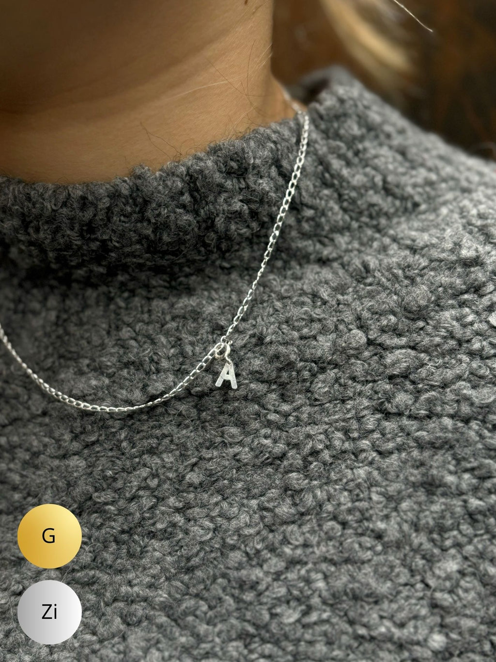 CAPSULE LETTER COLLECTION - Gourmetketting & Letter (Zilver of Verguld)
