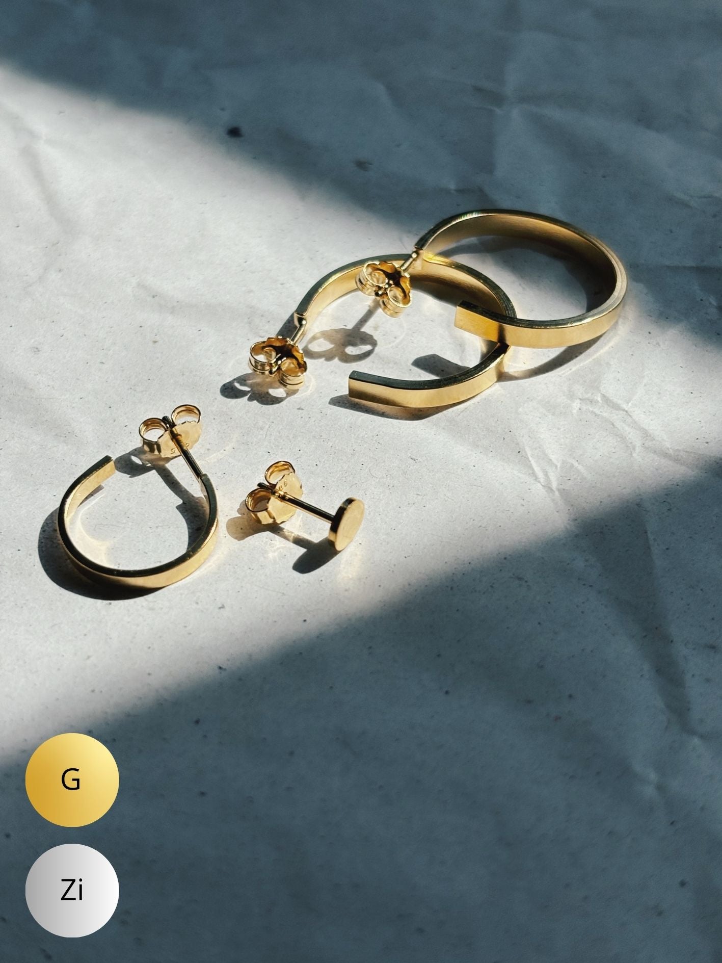 SS24 - Modulaire Box Creoles.XL (4delige set)- Verguld of Zilver