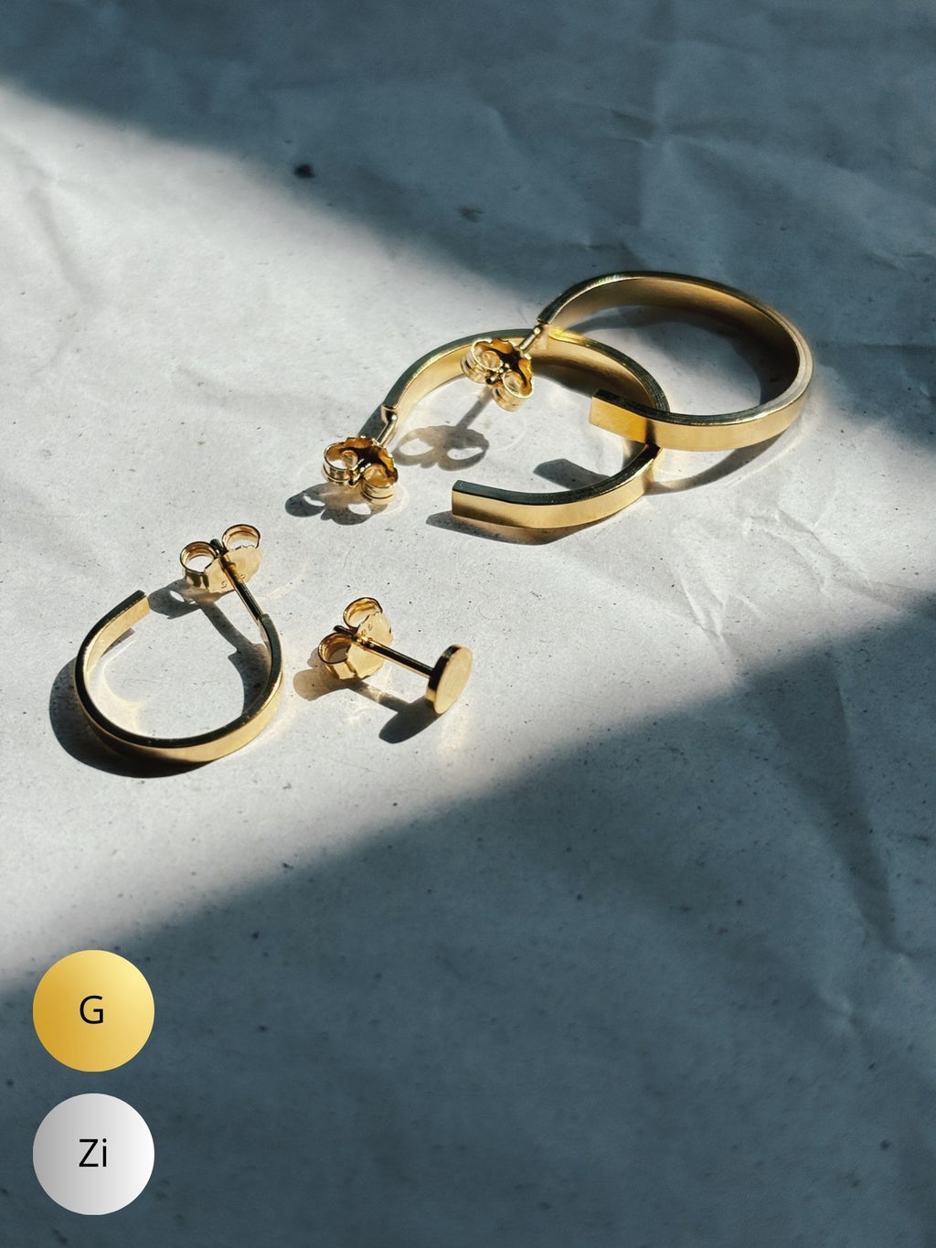 SS24 - Modulaire Box Creoles.XL (4delige set)- Verguld of Zilver