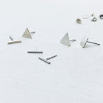 BASIC - oorbellen - simple bar - 925zilver