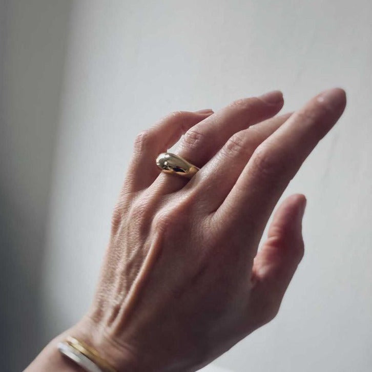 TERRA 2.0 - ring / chunky gold