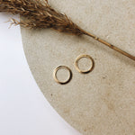 Elements - Open circle Ø 16mm - 18kt verguld