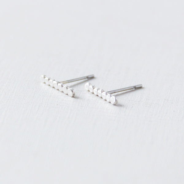 BASIC - oorbellen - dot°bar - 925zilver