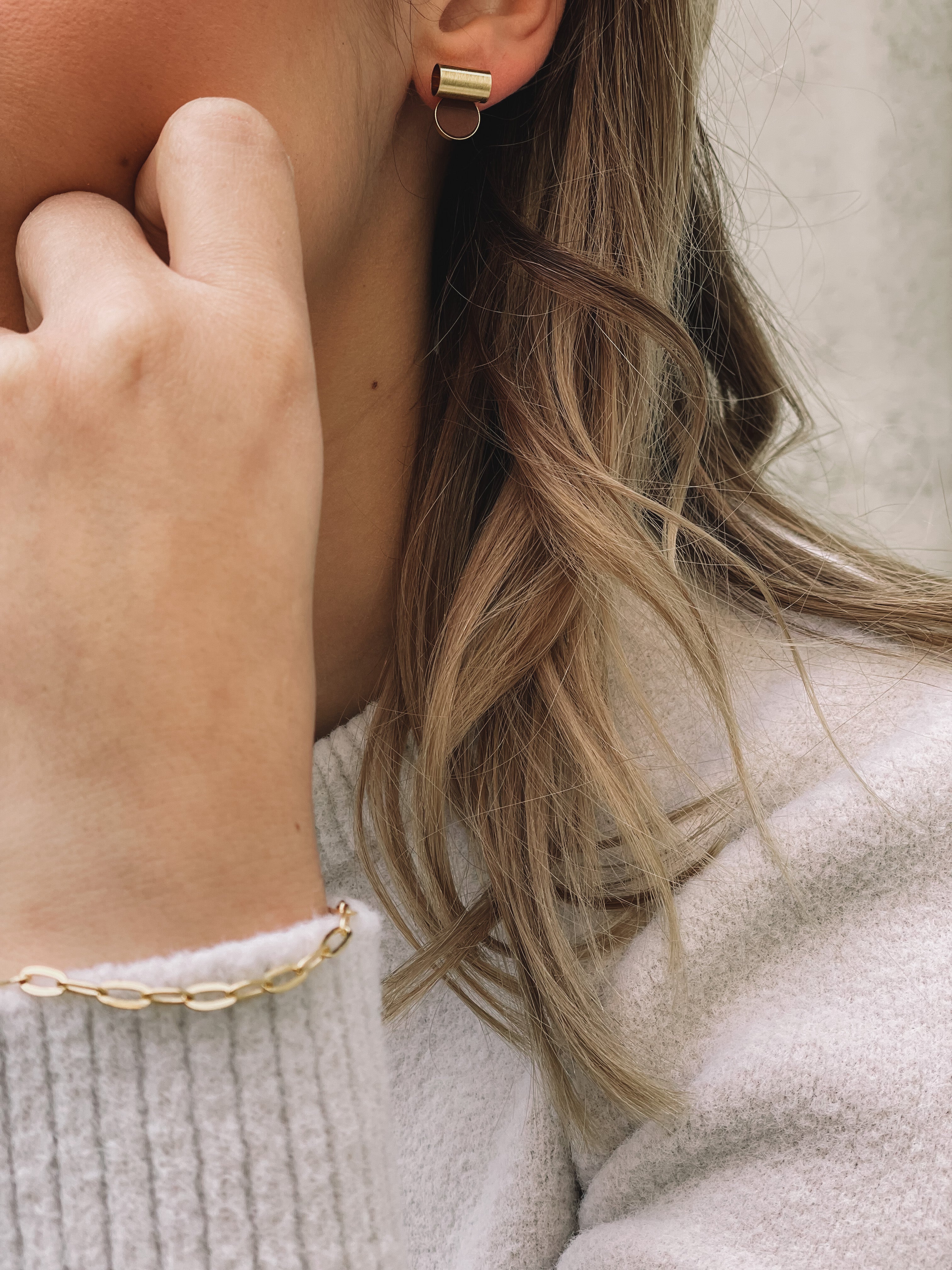 SS'22 - Soft Chunky Chain armband - zilver of verguld
