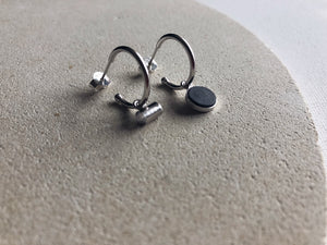 SS'22 - Modulaire Set Creoles/Black - zilver