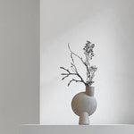 CURATED PIECES - Sphere Vase Bubl - Taupe